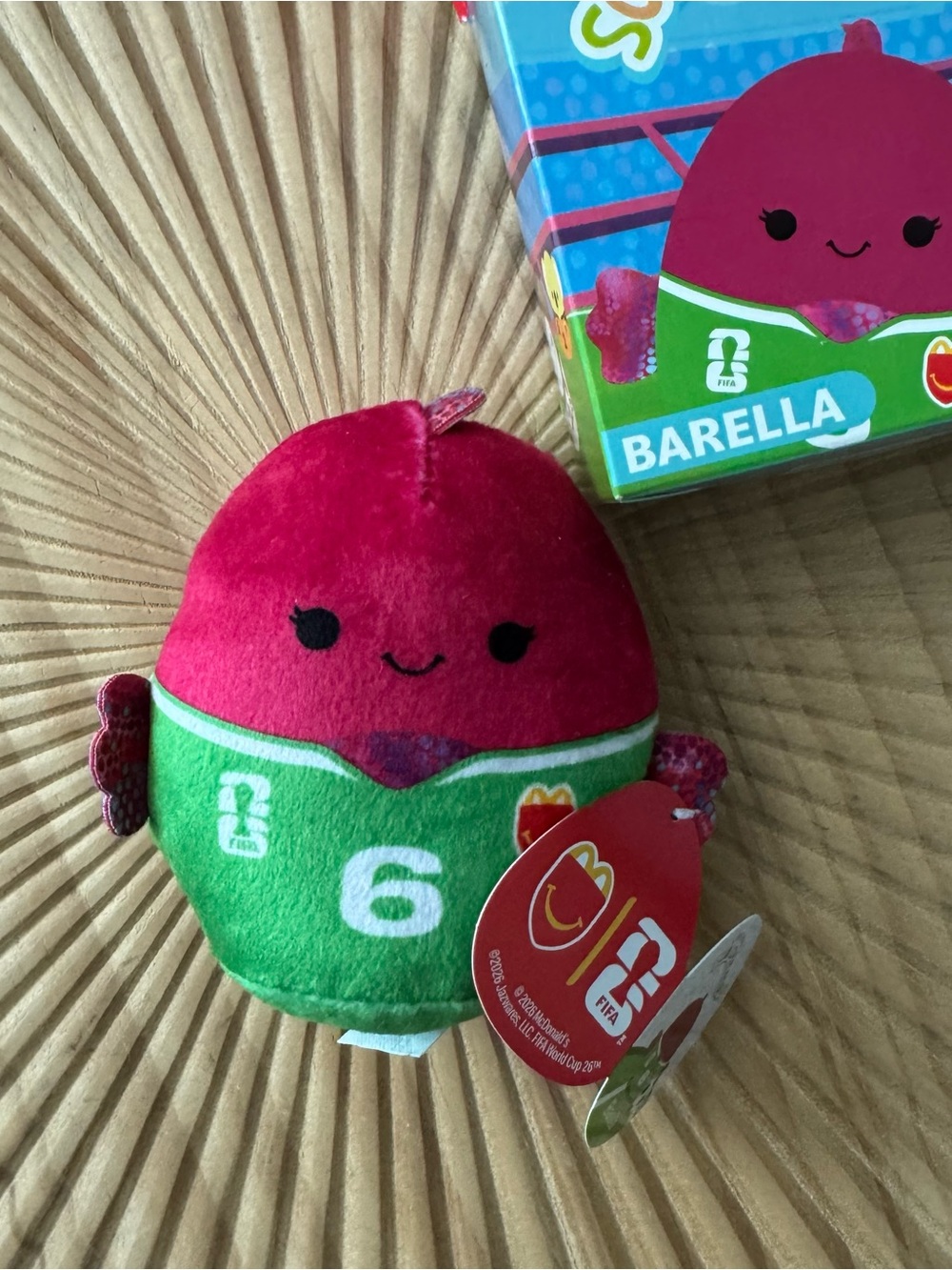 McDonald's Squishmallows Barella plush toy